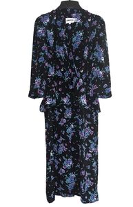 🍩Vintage 80s Leslie Fay Petite Floral Dress🍩